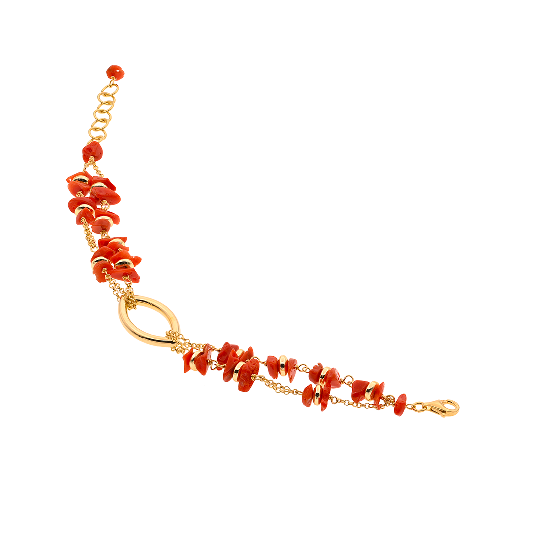 Atene 01 Bracelet · Mediterranean coral