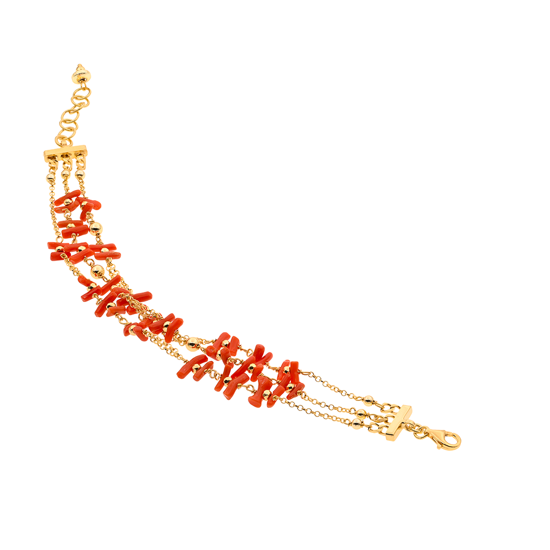 Athens 02 Bracelet · Mediterranean coral