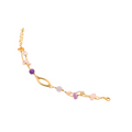 Evia 09 Bracelet · amethyst, pearls, citrine, chalcedony