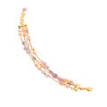 Kavos 03 Bracelet · amethyst, pearls, chalcedony, aventurine