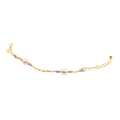 Bracciale Lively 08 · perle, acquamarina, spinello