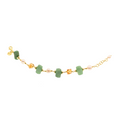 Bracciale Lively 09 · nefrite, citrino, perle