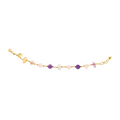 Lively 17 Bracelet · amethyst, pearls, citrine, chalcedony