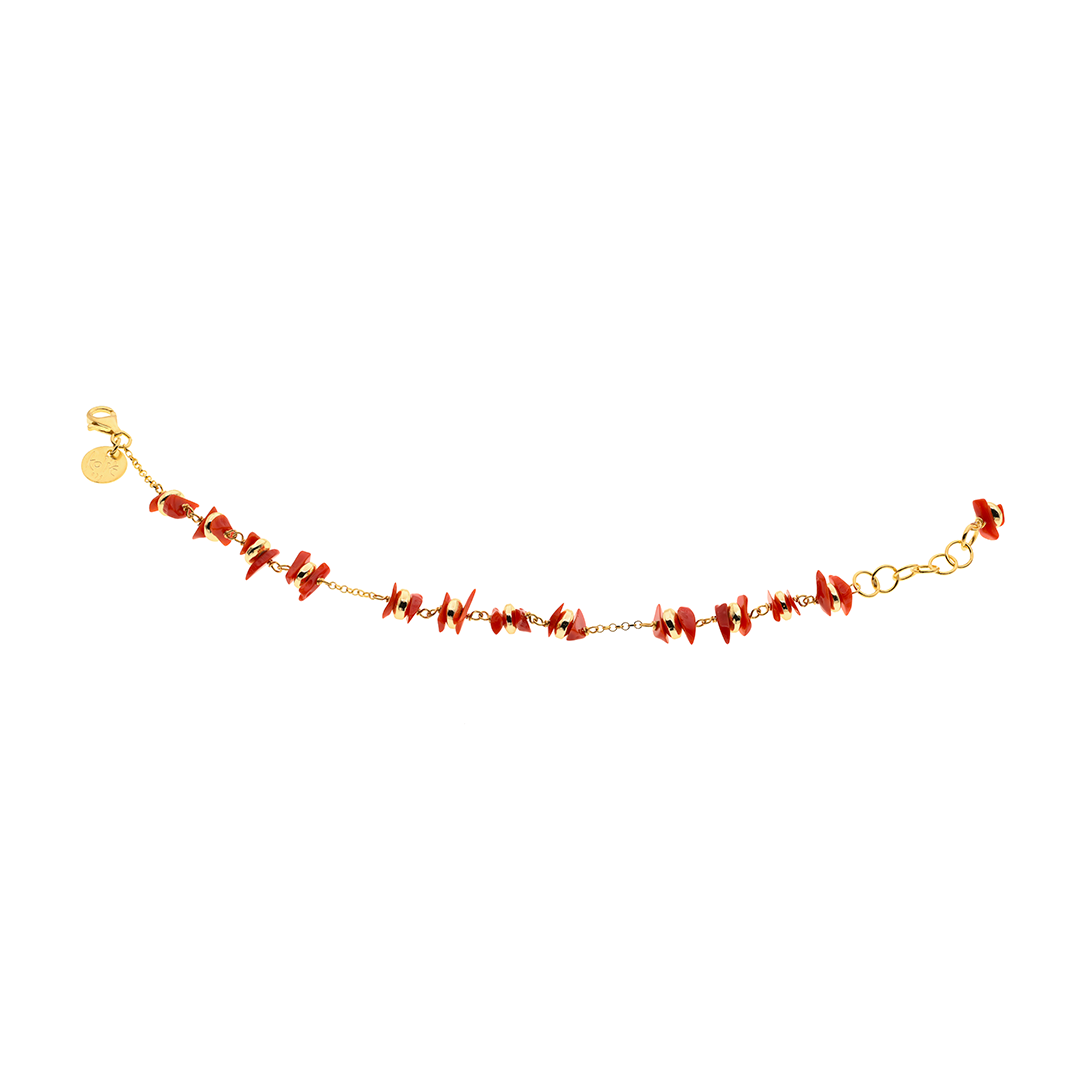 Lively 25 Bracelet · Mediterranean coral