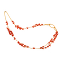Atene 01 Necklace · Mediterranean coral