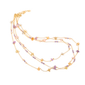 Limnos 07 Necklace · amethyst, citrine, pearls