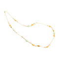 Collana Lively 02 · fluorite, citrino, perle