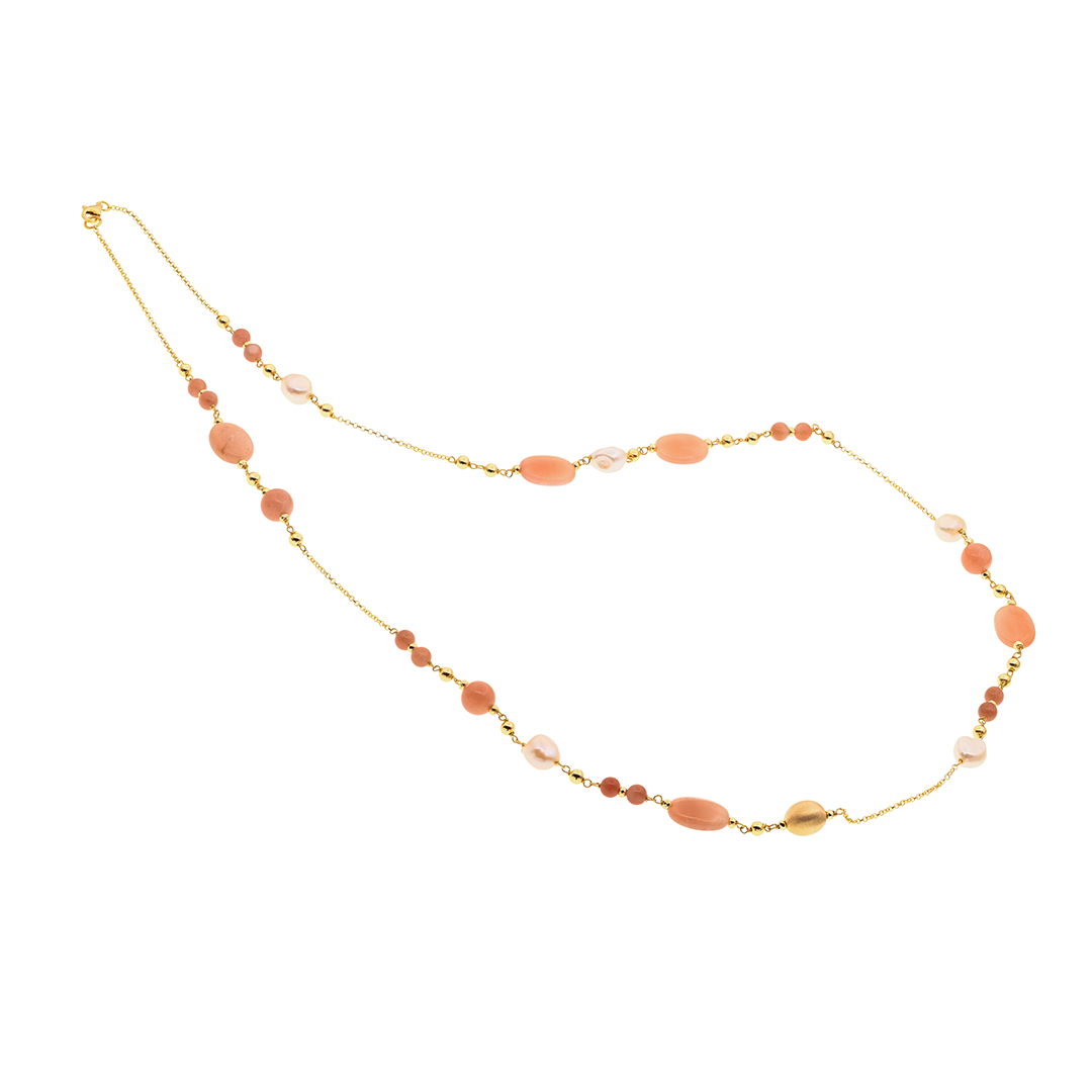 Collana Lively 03 · moonstone, perle