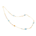 Collana Lively 06 · acquamarina, perle