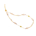 Collana Lively 08-45 · perle, acquamarina, spinello