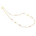 Collana Lively 08 · perle, acquamarina, spinello