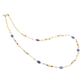 Collana Lively 12 · cianite, perle