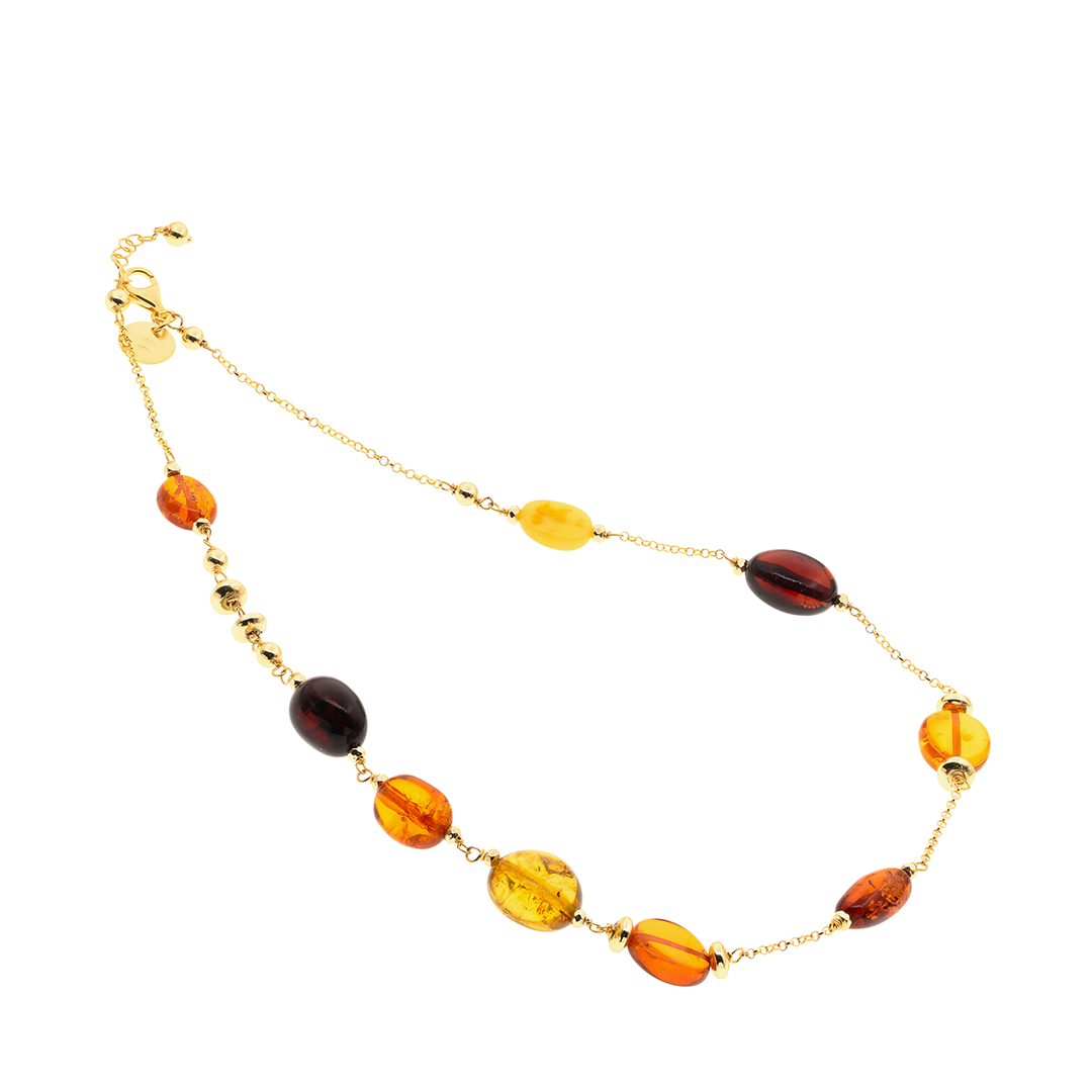 Lively Necklace 24-45 · amber