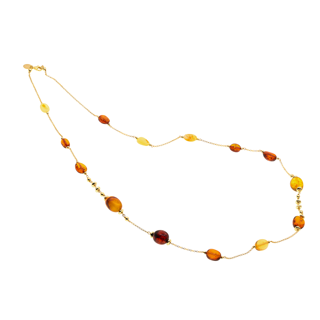Necklace Lively 24 · amber