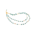 Collana Lively 28 · pasta di turchese, perle