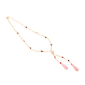 Oia 01 Necklace · pearls, spinel, rose quartz