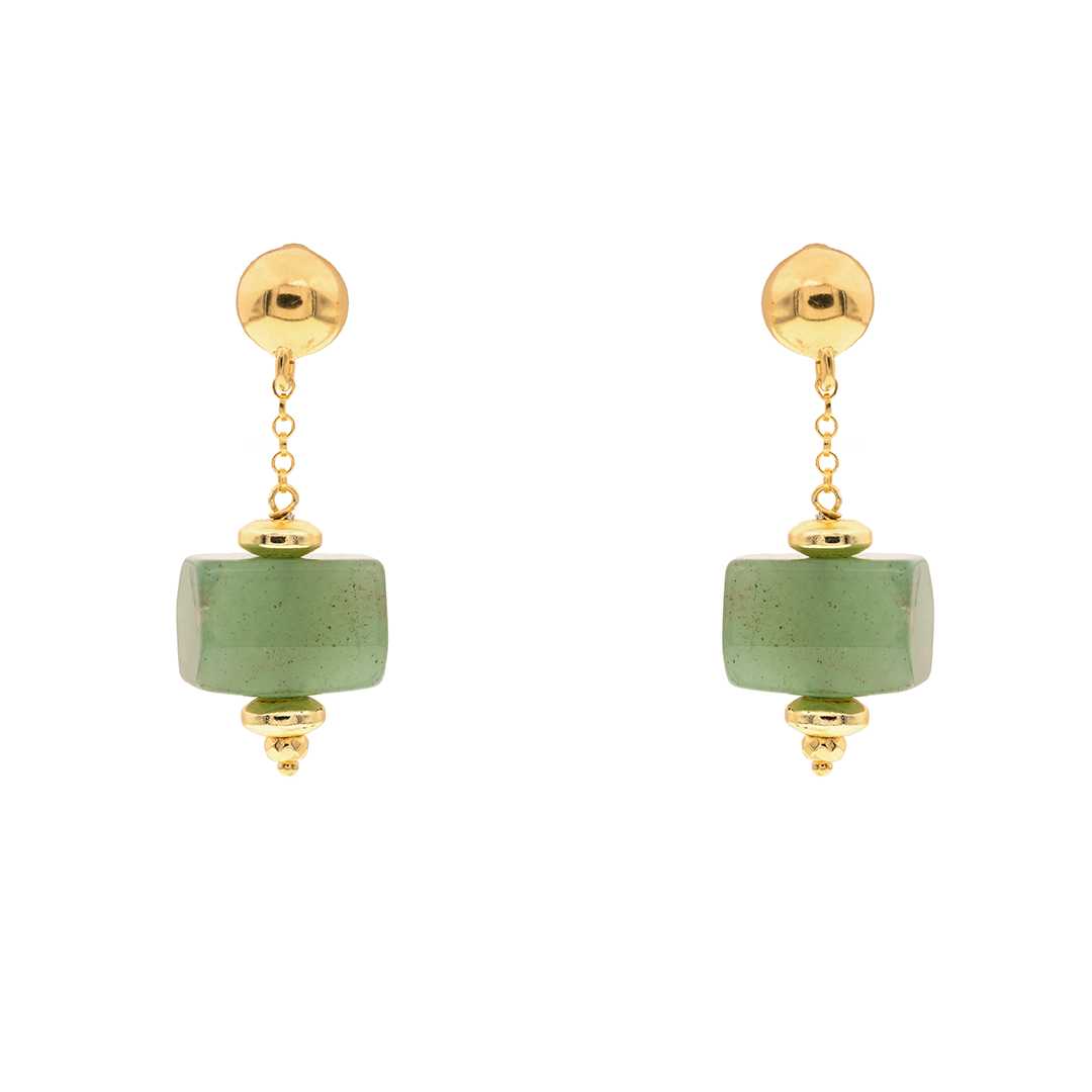 Lively Earrings 09 · nephrite