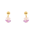 Lively 17 Earrings · amethyst, pearls, citrine, chalcedony