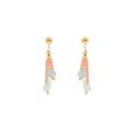 Orecchini Lively 20 · avventurina, perle, acquamarina