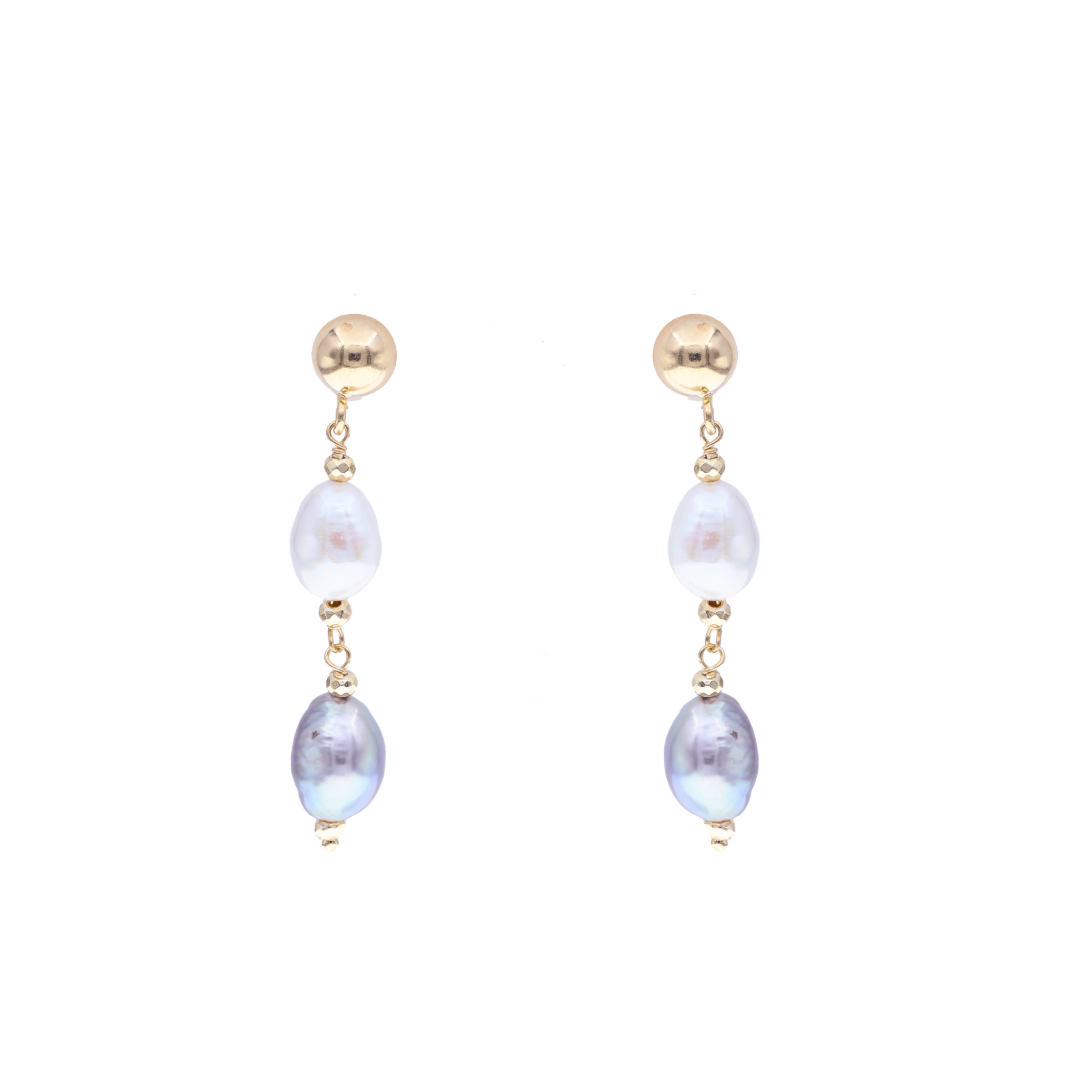 Lively 23 Earrings · freshwater pearls