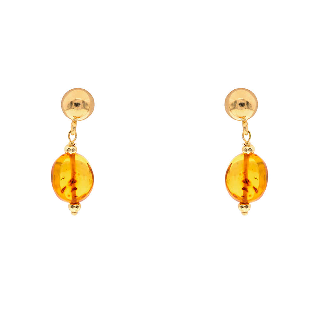 Lively 24 Earrings · Amber