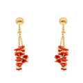 Orecchini Lively 25 · corallo mediterraneo
