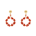 Orecchini Lively 26 · corallo mediterraneo