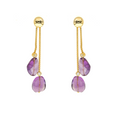 Parga 01 Earrings · amethyst