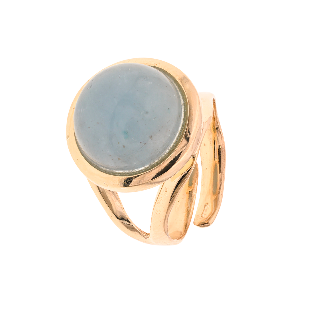 Anello Itaca 25 · acquamarina milk