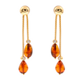 Earrings Clio 16 · amber