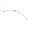 Evia 01 Bracelet · topaz, kyanite, freshwater pearls