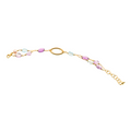 Bracciale Evia 04 · topazio, ametista, perle