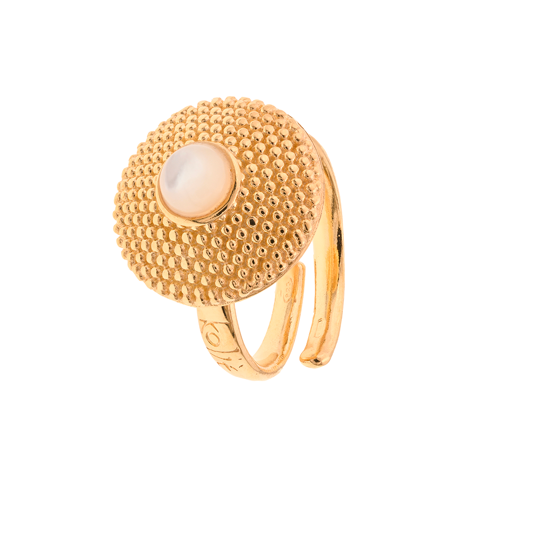Ikaria 02 ring · mother of pearl