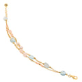 Kavos 01 Bracelet · pearls, aquamarine, aventurine