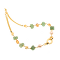 Lefkada 01 Necklace · Canadian jade, citrine, pearls