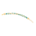 Limnos 01 Bracelet · teal spinel, pearls