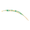Limnos 02 Bracelet · green spinel, pearls, kyanite