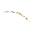 Limnos 03 Bracelet · purple spinel, fluorite, pearls