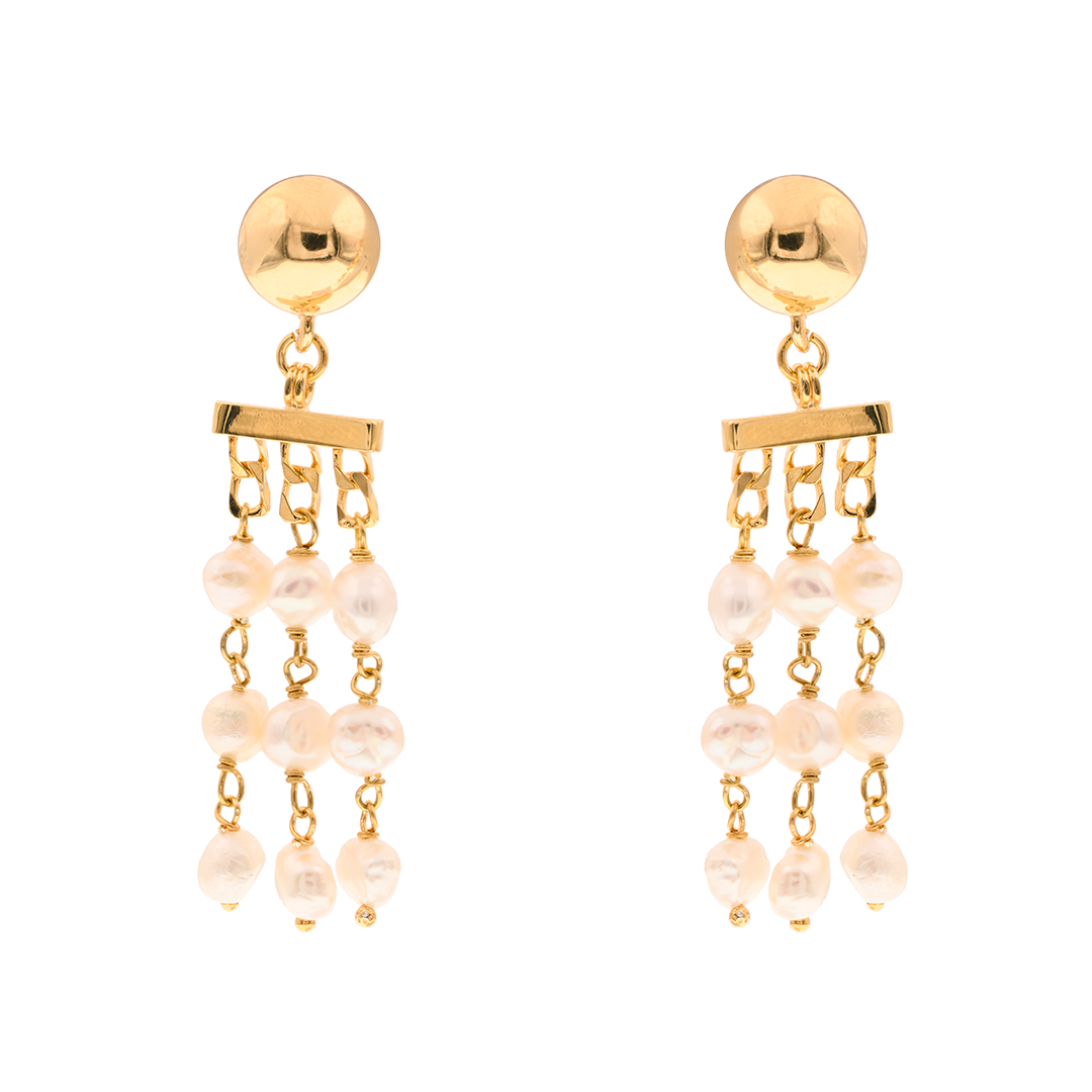 Marsia 05 1 Earrings · pearls