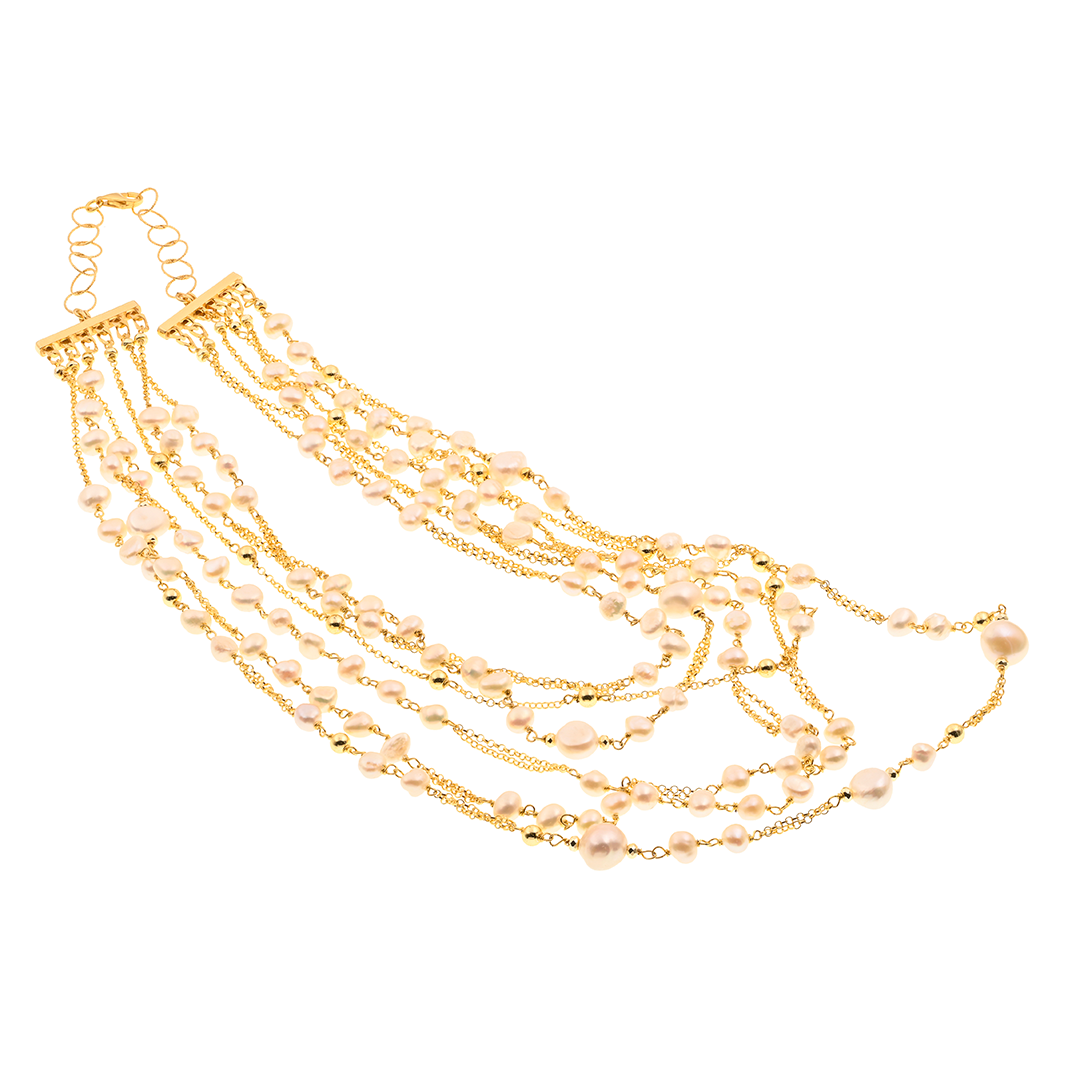 Marsia 05 Necklace · freshwater pearls