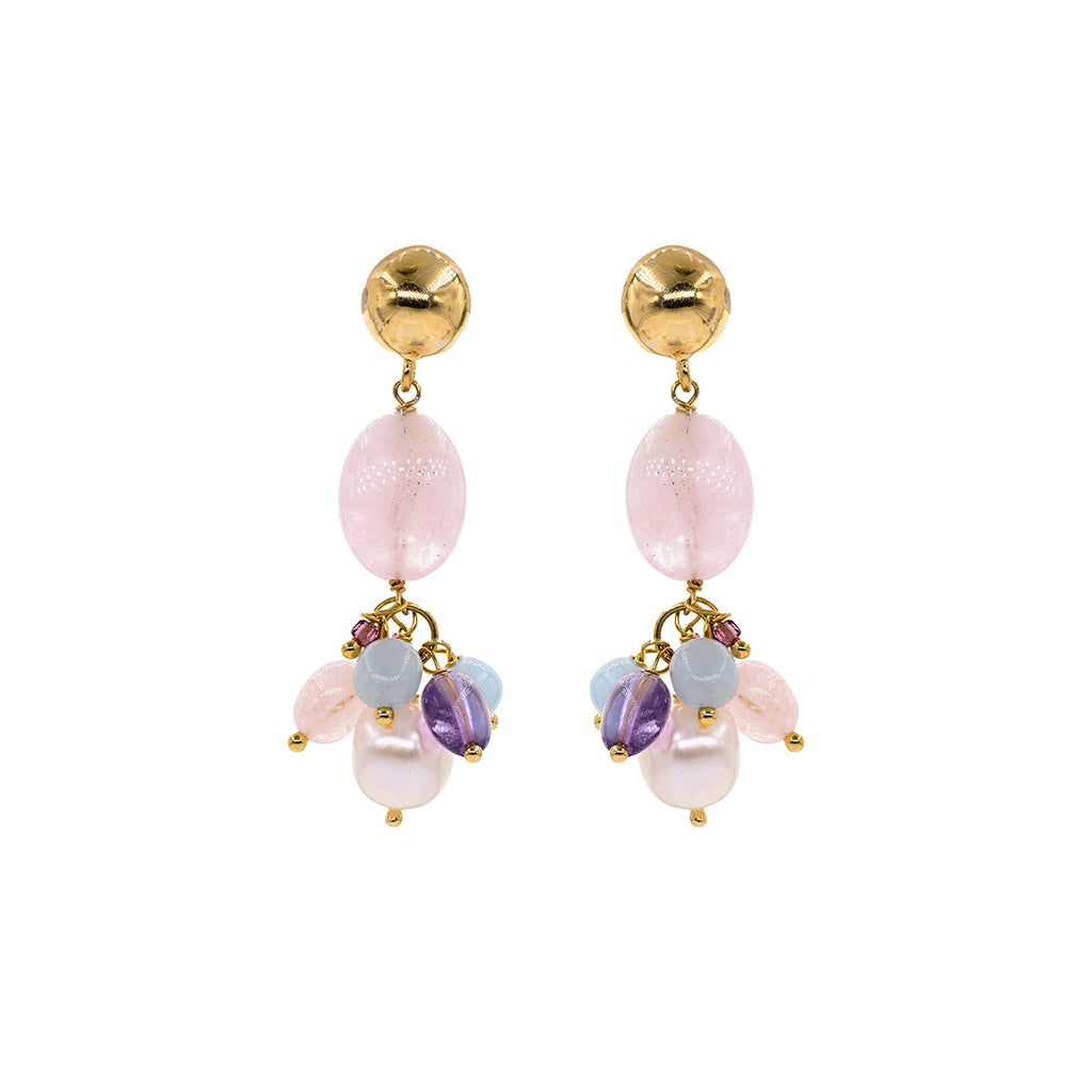 <p>Orecchini in argento con pietre. Collezione Temi Koliè 925</p>
<p>Made in Italy</p>
<p> </p>